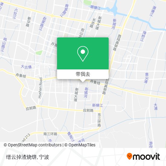 缙云掉渣烧饼地图