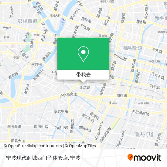 宁波现代商城西门子体验店地图