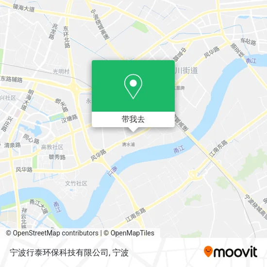 宁波行泰环保科技有限公司地图