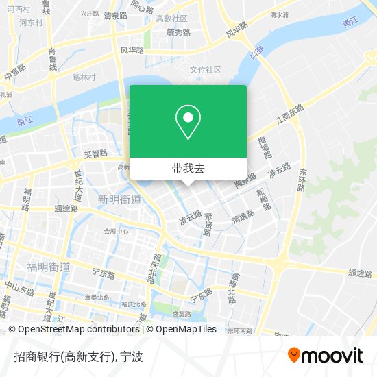 招商银行(高新支行)地图