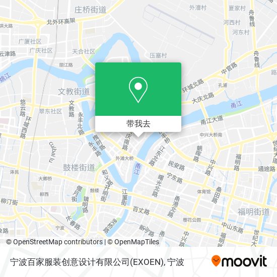 宁波百家服装创意设计有限公司(EXOEN)地图