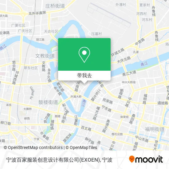 宁波百家服装创意设计有限公司(EXOEN)地图