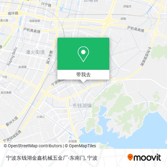 宁波东钱湖金鑫机械五金厂-东南门地图