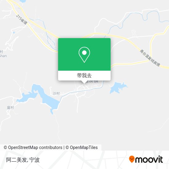 阿二美发地图