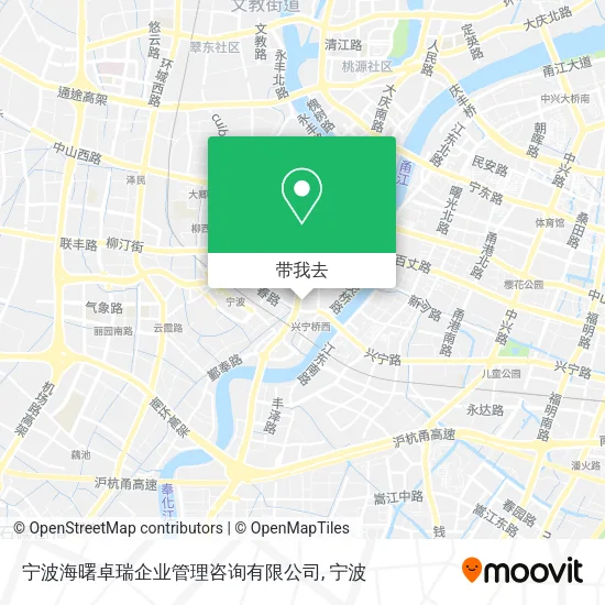 宁波海曙卓瑞企业管理咨询有限公司地图