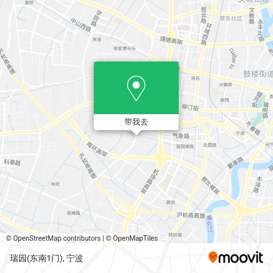 瑞园(东南1门)地图
