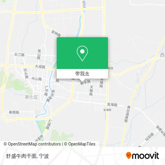 舒盛牛肉干面地图