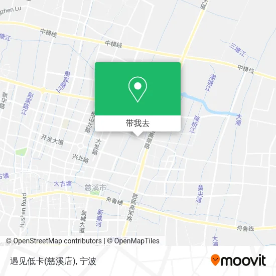 遇见低卡(慈溪店)地图