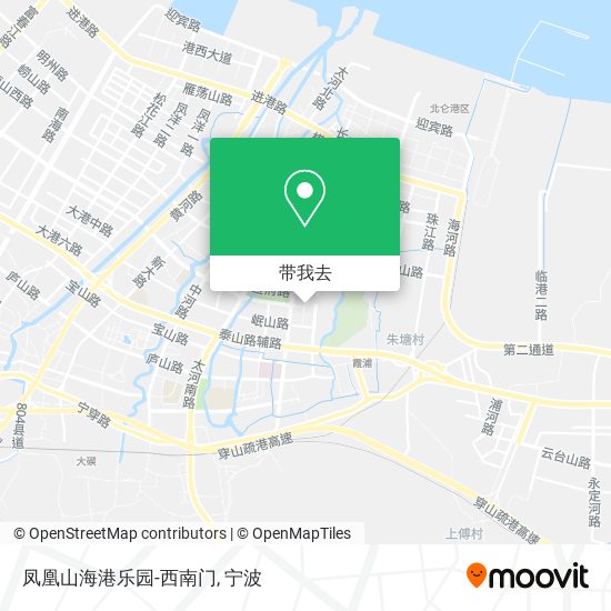 凤凰山海港乐园-西南门地图