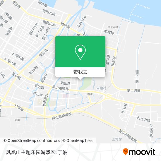 凤凰山主题乐园游戏区地图