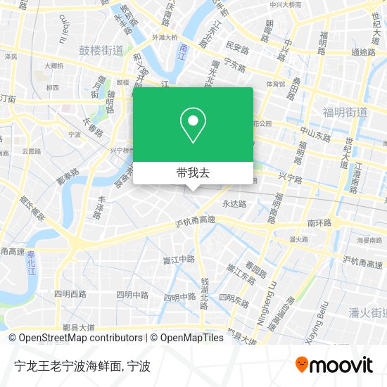 宁龙王老宁波海鲜面地图