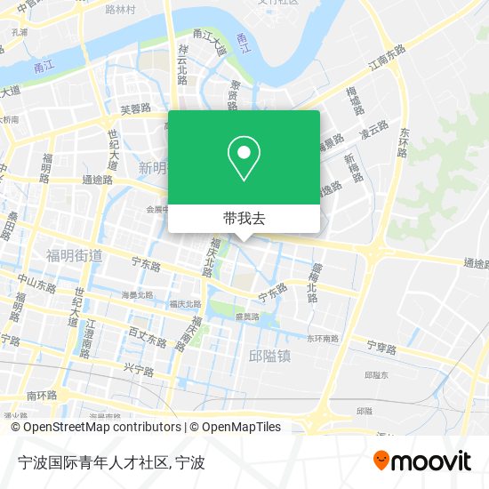 宁波国际青年人才社区地图