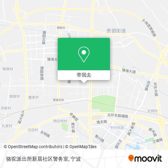 骆驼派出所新晨社区警务室地图