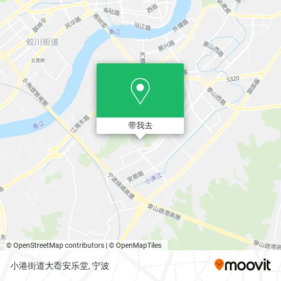 小港街道大岙安乐堂地图