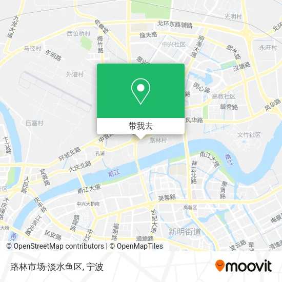 路林市场-淡水鱼区地图