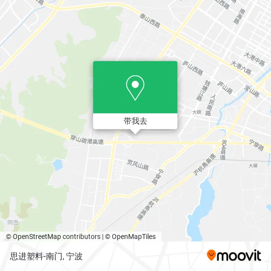 思进塑料-南门地图