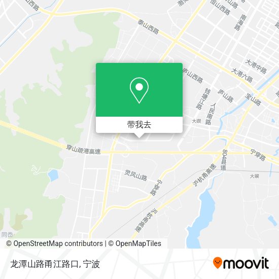 龙潭山路甬江路口地图