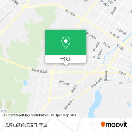 龙潭山路甬江路口地图