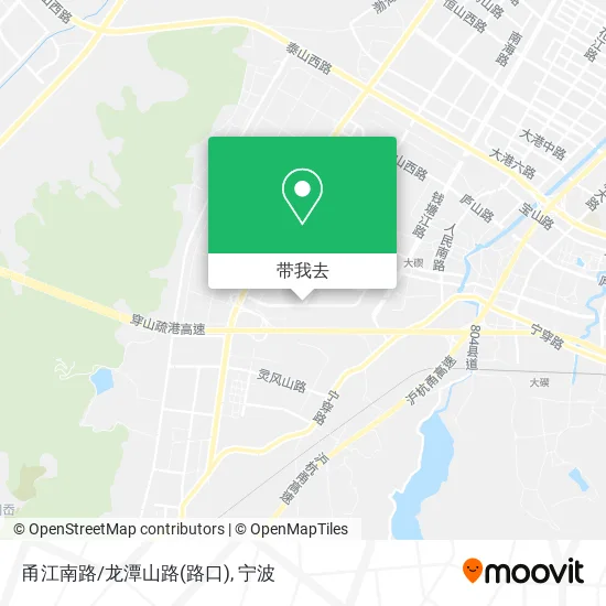 甬江南路/龙潭山路(路口)地图