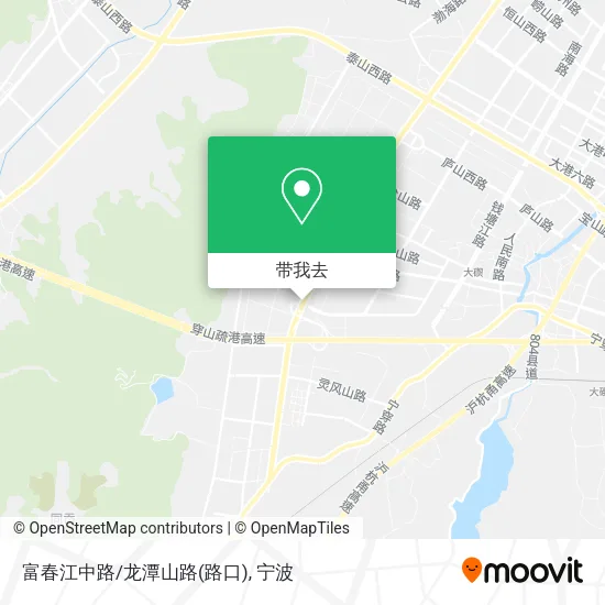 富春江中路/龙潭山路(路口)地图