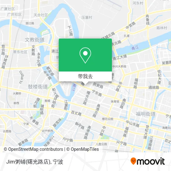 Jim粥铺(曙光路店)地图