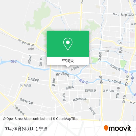 羽动体育(余姚店)地图