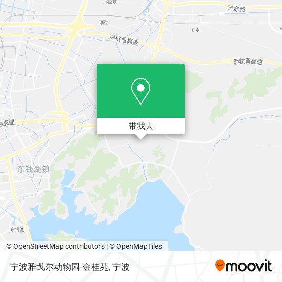 宁波雅戈尔动物园-金桂苑地图