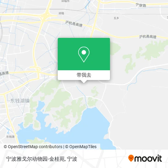 宁波雅戈尔动物园-金桂苑地图