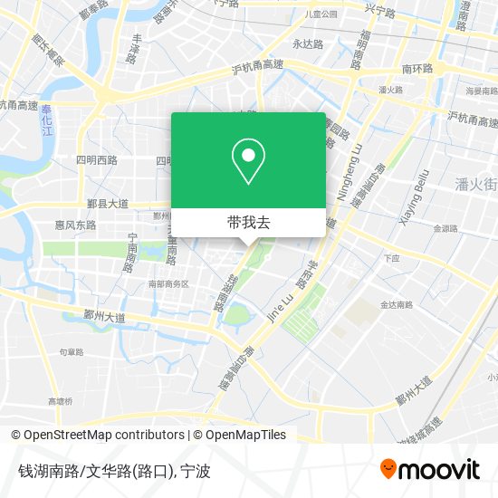 钱湖南路/文华路(路口)地图