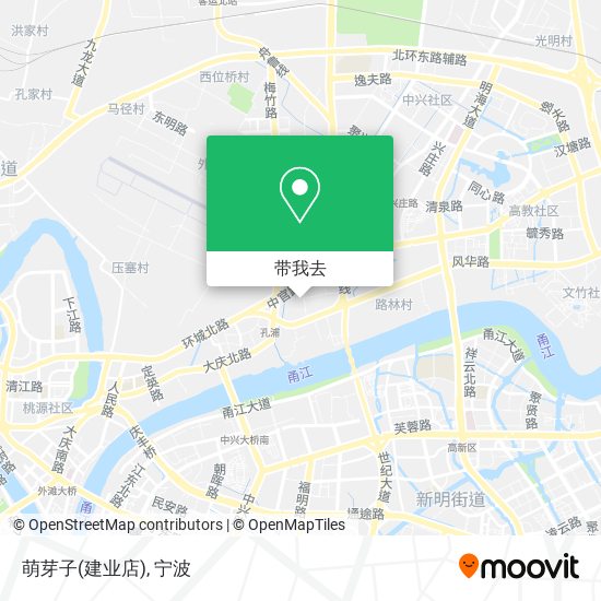 萌芽子(建业店)地图
