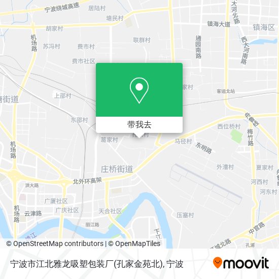 宁波市江北雅龙吸塑包装厂(孔家金苑北)地图