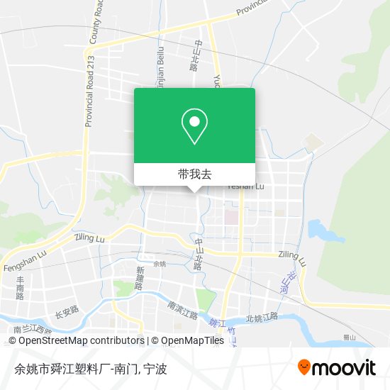 余姚市舜江塑料厂-南门地图