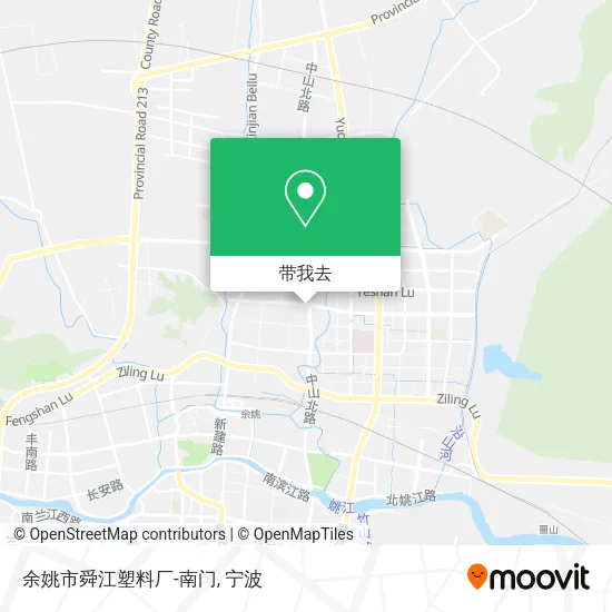 余姚市舜江塑料厂-南门地图