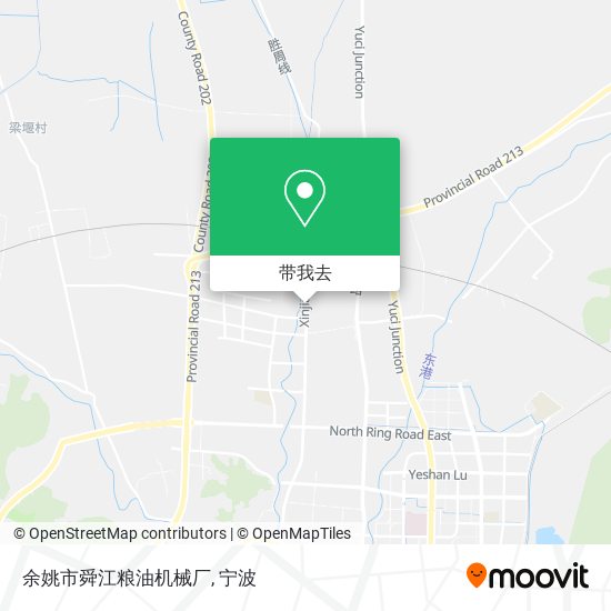 余姚市舜江粮油机械厂地图