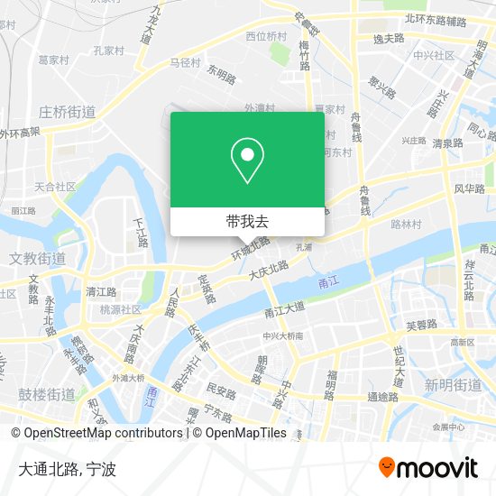 大通北路地图