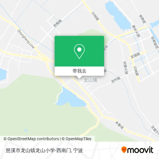 慈溪市龙山镇龙山小学-西南门地图