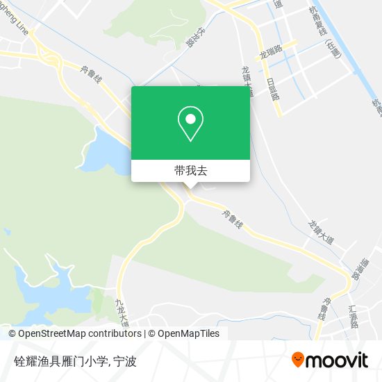 铨耀渔具雁门小学地图