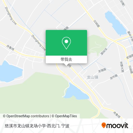 慈溪市龙山镇龙场小学-西北门地图
