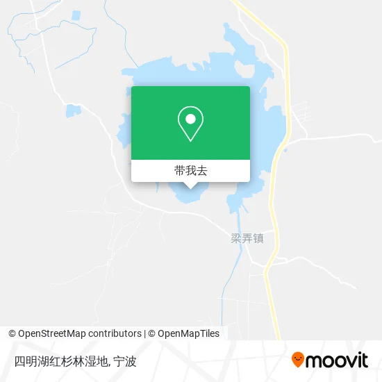 四明湖红杉林湿地地图