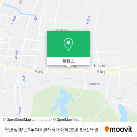 宁波远顺行汽车销售服务有限公司(慈溪飞跃)地图