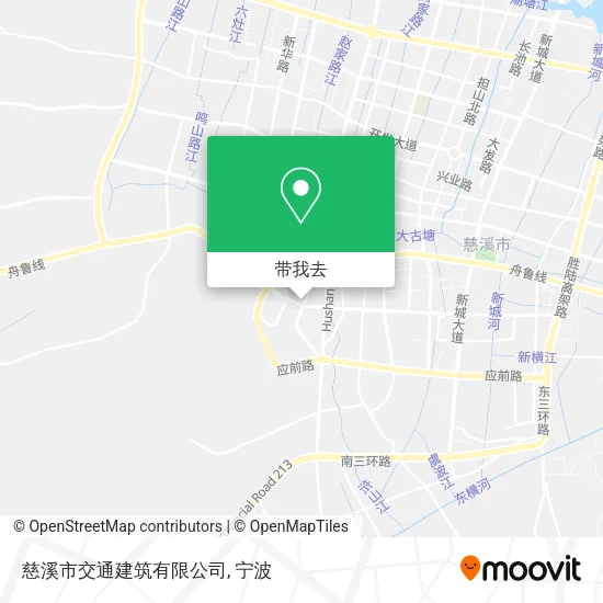 慈溪市交通建筑有限公司地图