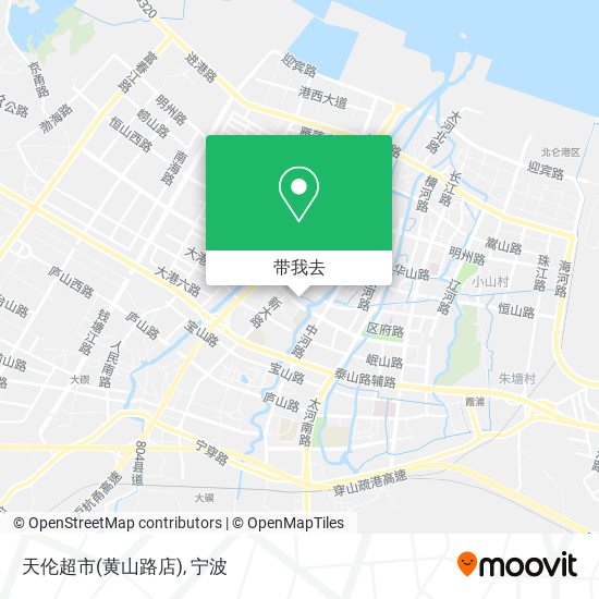 天伦超市(黄山路店)地图