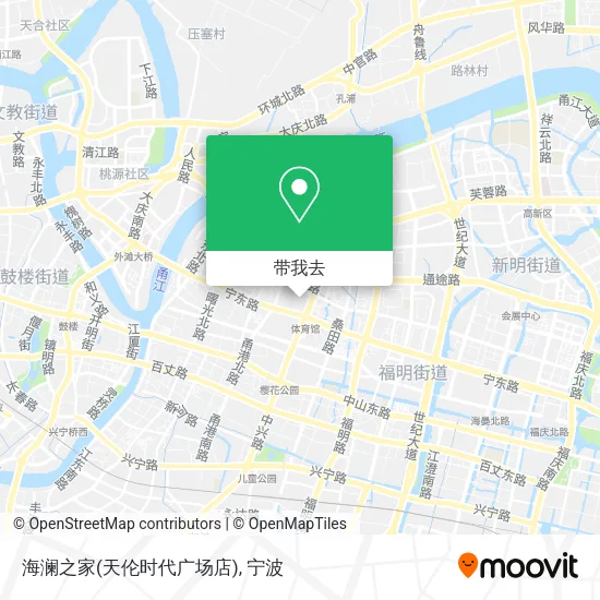 海澜之家(天伦时代广场店)地图