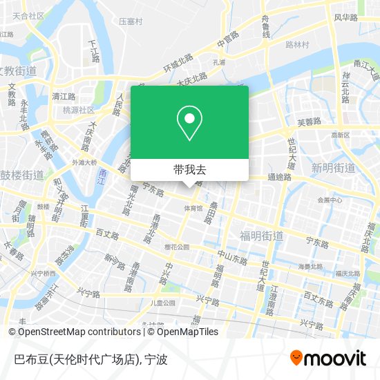 巴布豆(天伦时代广场店)地图