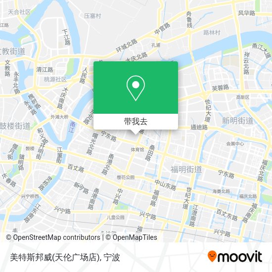 美特斯邦威(天伦广场店)地图