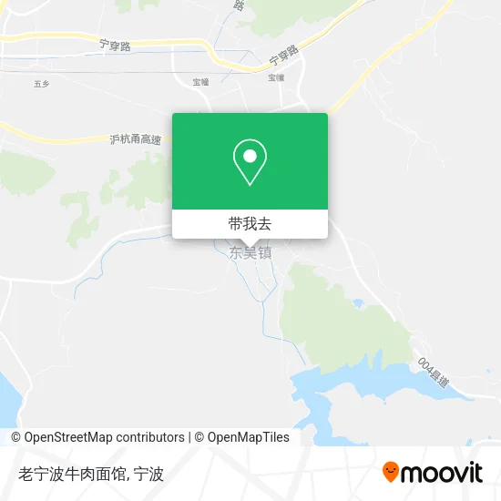 老宁波牛肉面馆地图