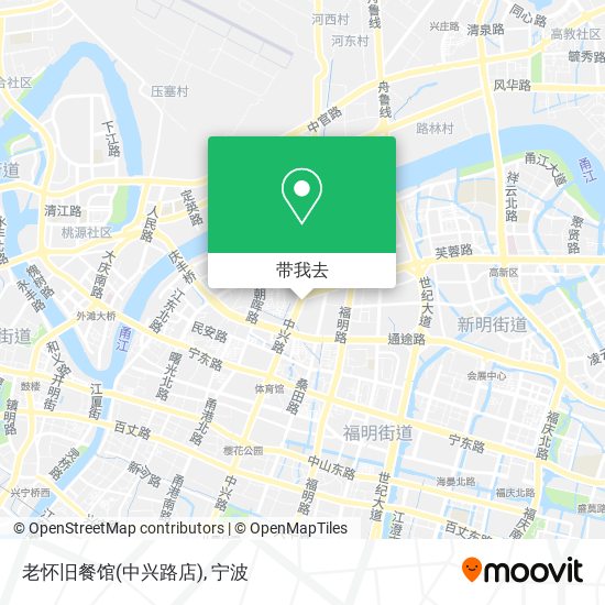 老怀旧餐馆(中兴路店)地图