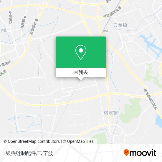 银强缝制配件厂地图