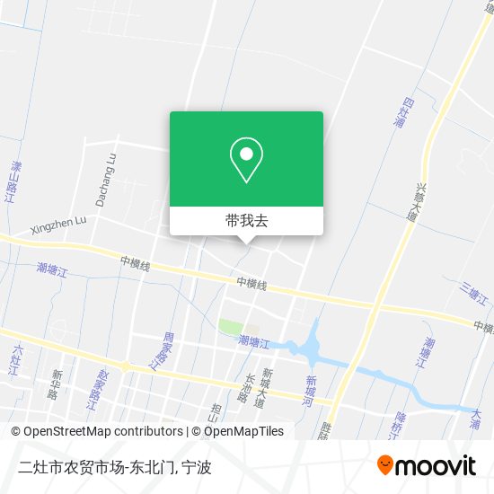 二灶市农贸市场-东北门地图