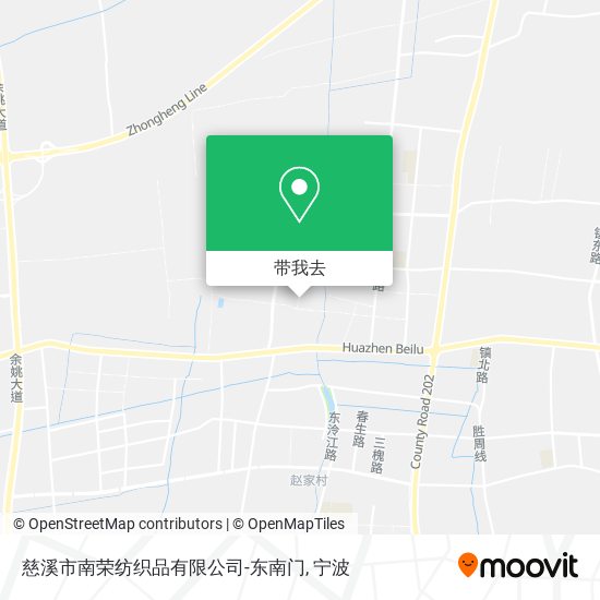 慈溪市南荣纺织品有限公司-东南门地图